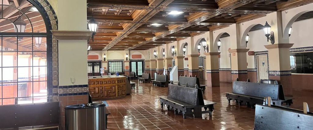 Santa Ana Station Amtrak Waiting room