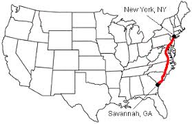 Palmetto Train Route