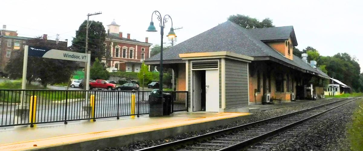 Windsor-Mt. Ascutney, VT Amtrak Station – WNM
